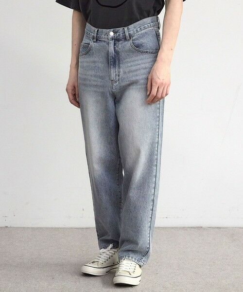 MEN'S BIGI / メンズビギ デニムパンツ | 11.5oz　5ポケットルーズストレートパンツ | 詳細9