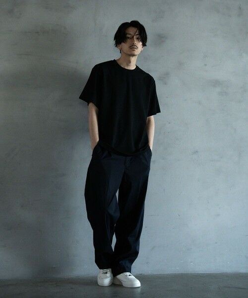 MEN'S BIGI / メンズビギ Tシャツ | ランダムメッシュ ジャガード Tシャツ | 詳細5