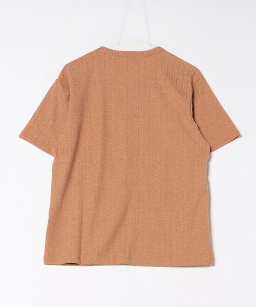 MEN'S BIGI / メンズビギ Tシャツ | ランダムテレコ ヘンリーネックTシャツ | 詳細4