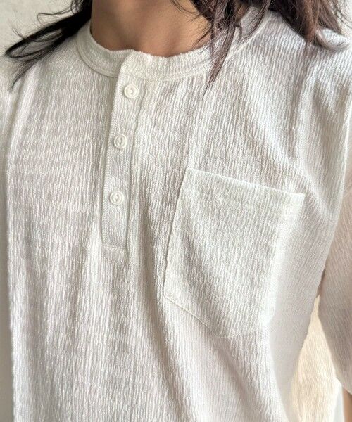 MEN'S BIGI / メンズビギ Tシャツ | スラブヘンリーネックｔシャツ | 詳細1