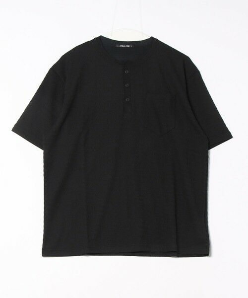 MEN'S BIGI / メンズビギ Tシャツ | スラブヘンリーネックｔシャツ | 詳細5