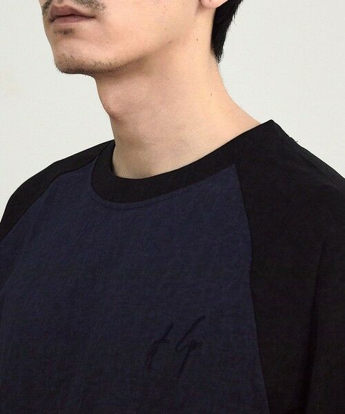 MEN'S BIGI / メンズビギ Tシャツ | 古着風ウォッシュ加工ラグランTシャツ | 詳細17