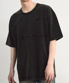 MEN'S BIGI / メンズビギ Tシャツ | 古着風ピグメント切替Tシャツ