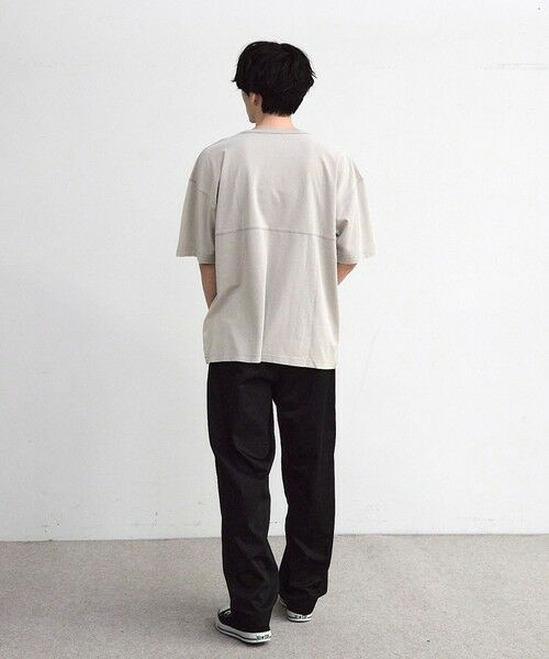 MEN'S BIGI / メンズビギ Tシャツ | 古着風ピグメント切替Tシャツ | 詳細3