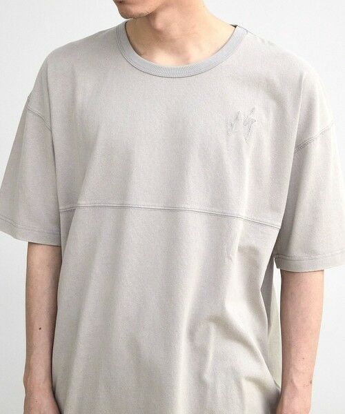 MEN'S BIGI / メンズビギ Tシャツ | 古着風ピグメント切替Tシャツ | 詳細6