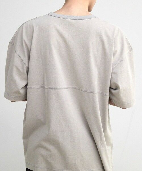 MEN'S BIGI / メンズビギ Tシャツ | 古着風ピグメント切替Tシャツ | 詳細7