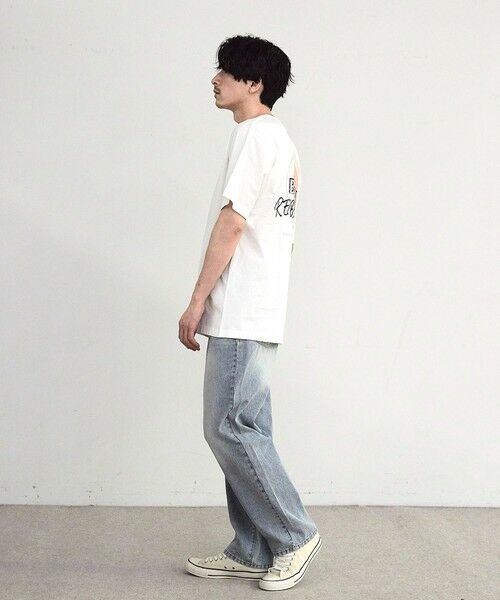 MEN'S BIGI / メンズビギ Tシャツ | アメリカンコットンロゴ刺?プリントT | 詳細2