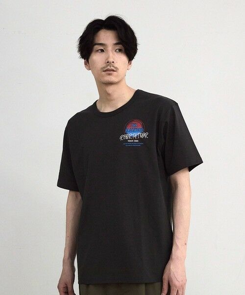 MEN'S BIGI / メンズビギ Tシャツ | アメリカンコットンロゴ刺?プリントT | 詳細11