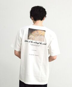 MEN'S BIGI / メンズビギ Tシャツ | アメリカンコットンロゴ刺?プリントT