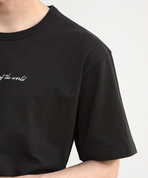 MEN'S BIGI / メンズビギ Tシャツ | アメリカンコットンロゴ刺?プリントT | 詳細11