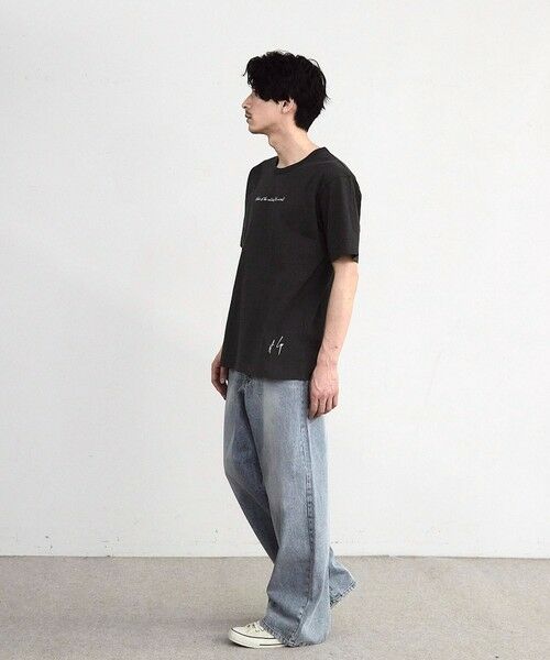 MEN'S BIGI / メンズビギ Tシャツ | アメリカンコットンロゴ刺?プリントT | 詳細6