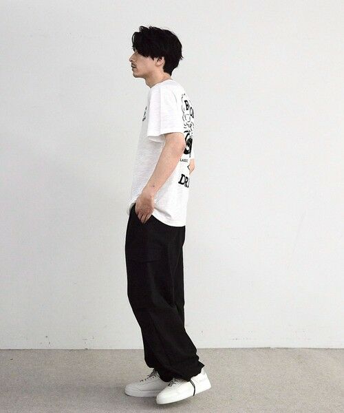 MEN'S BIGI / メンズビギ Tシャツ | スラブフロッキーロゴプリントＴシャツ | 詳細3