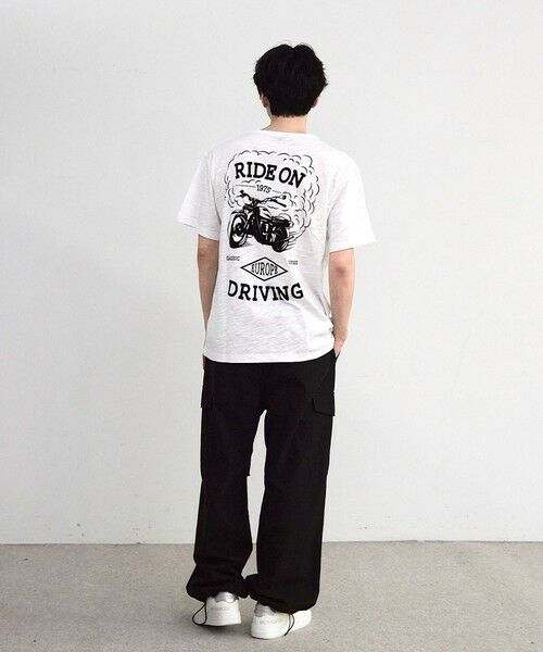 MEN'S BIGI / メンズビギ Tシャツ | スラブフロッキーロゴプリントＴシャツ | 詳細4