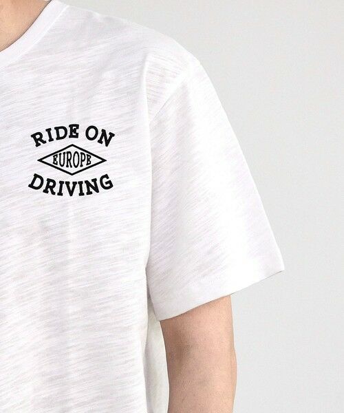 MEN'S BIGI / メンズビギ Tシャツ | スラブフロッキーロゴプリントＴシャツ | 詳細7