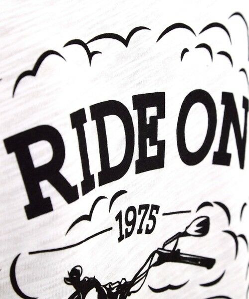 MEN'S BIGI / メンズビギ Tシャツ | スラブフロッキーロゴプリントＴシャツ | 詳細8