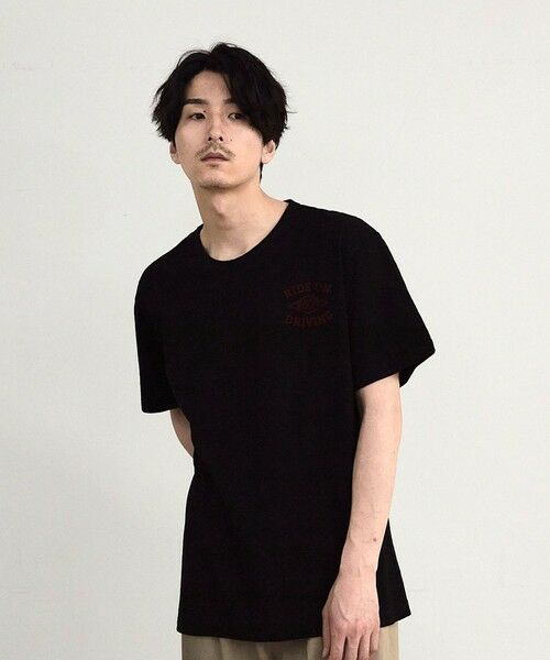 MEN'S BIGI / メンズビギ Tシャツ | スラブフロッキーロゴプリントＴシャツ | 詳細13