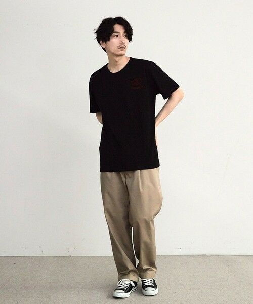 MEN'S BIGI / メンズビギ Tシャツ | スラブフロッキーロゴプリントＴシャツ | 詳細9