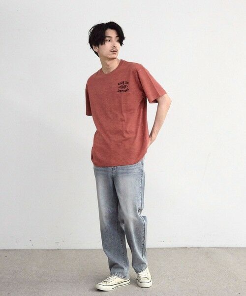 MEN'S BIGI / メンズビギ Tシャツ | スラブフロッキーロゴプリントＴシャツ | 詳細16