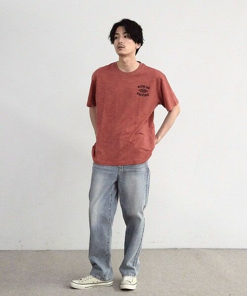 MEN'S BIGI / メンズビギ Tシャツ | スラブフロッキーロゴプリントＴシャツ | 詳細17