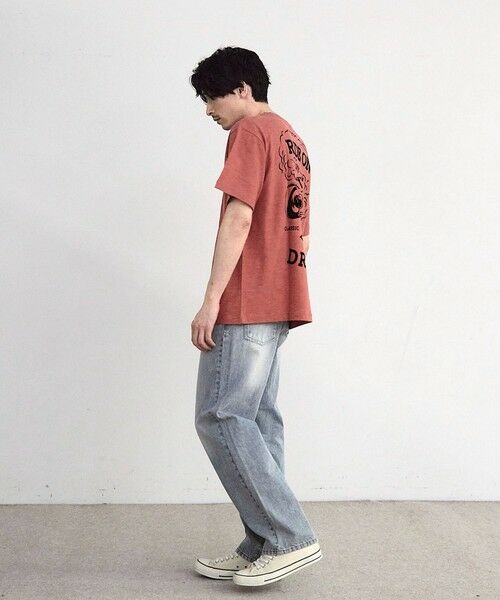 MEN'S BIGI / メンズビギ Tシャツ | スラブフロッキーロゴプリントＴシャツ | 詳細18