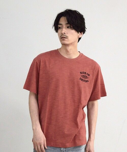 MEN'S BIGI / メンズビギ Tシャツ | スラブフロッキーロゴプリントＴシャツ | 詳細20