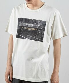 MEN'S BIGI / メンズビギ Tシャツ | アメリカンコットンロゴプリントTシャツ