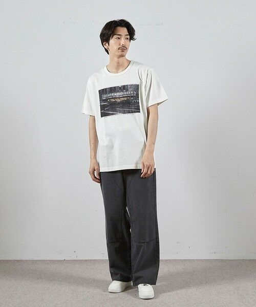 MEN'S BIGI / メンズビギ Tシャツ | アメリカンコットンロゴプリントTシャツ | 詳細1