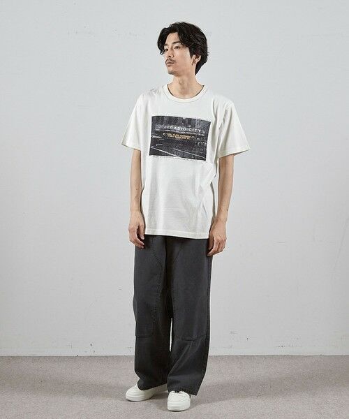 MEN'S BIGI / メンズビギ Tシャツ | アメリカンコットンロゴプリントTシャツ | 詳細2