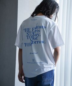 MEN'S BIGI / メンズビギ Tシャツ | カットオフロゴプリント刺?Ｔシャツ