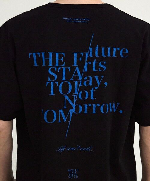 MEN'S BIGI / メンズビギ Tシャツ | カットオフロゴプリント刺?Ｔシャツ | 詳細16