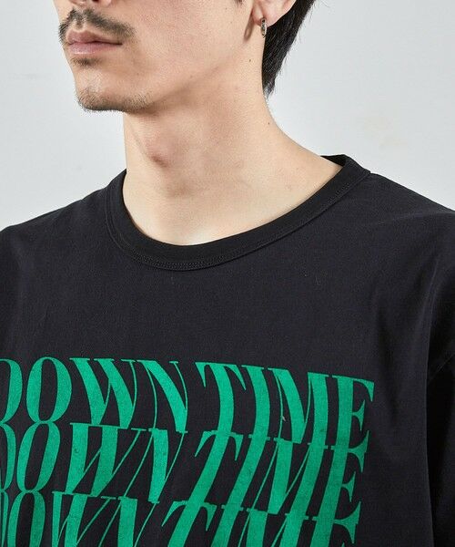 MEN'S BIGI / メンズビギ Tシャツ | ダメージ加工ロゴプリントTシャツ | 詳細13