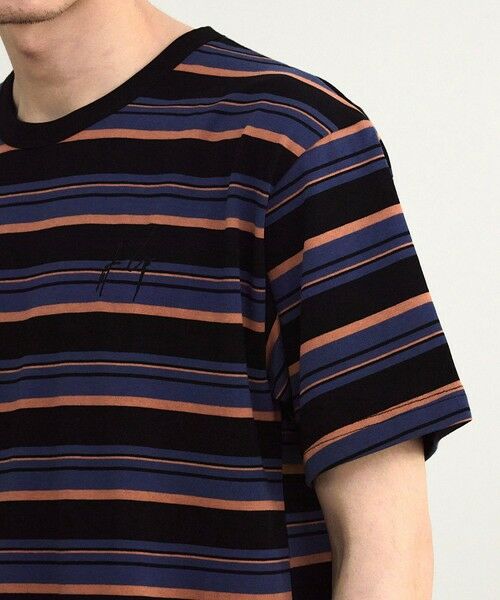 MEN'S BIGI / メンズビギ Tシャツ | ダメージ加工ボーダーTシャツ | 詳細14