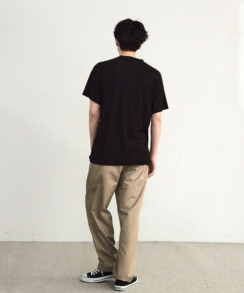 MEN'S BIGI / メンズビギ Tシャツ | ヘリンボーンジャガードヘンリーネックTシャツ | 詳細10