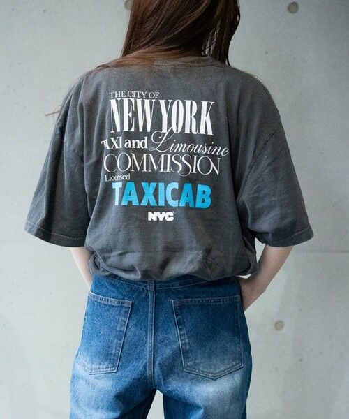 MEN'S BIGI / メンズビギ Tシャツ | 【GOOD ROCK SPEED】プリントTシャツ（NYC/ニューヨーク）（チャコールグレー）