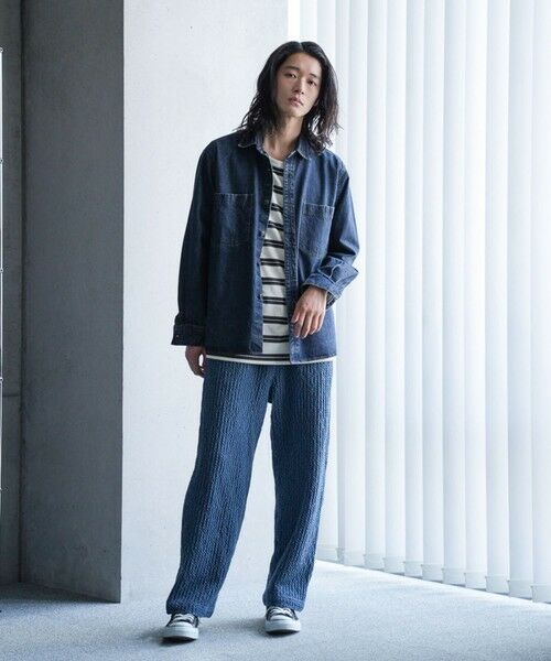 MEN'S BIGI / メンズビギ シャツ・ブラウス | 9ozスラブデニムワークシャツ | 詳細2