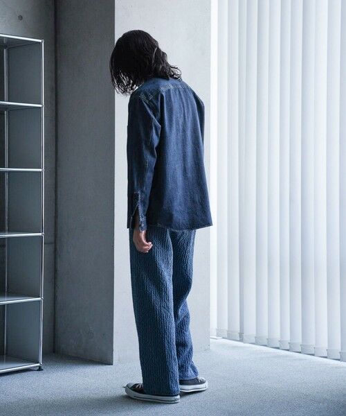 MEN'S BIGI / メンズビギ シャツ・ブラウス | 9ozスラブデニムワークシャツ | 詳細3