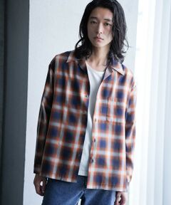 MEN'S BIGI / メンズビギ シャツ・ブラウス | ルーズシルエットオンブレーチェックシャツ