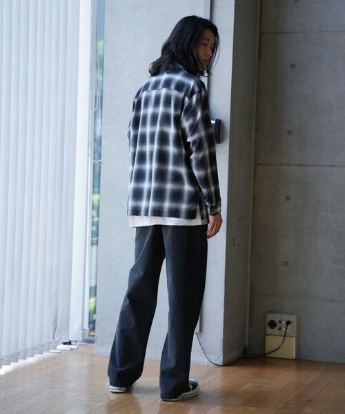 MEN'S BIGI / メンズビギ シャツ・ブラウス | ルーズシルエットオンブレーチェックシャツ | 詳細2
