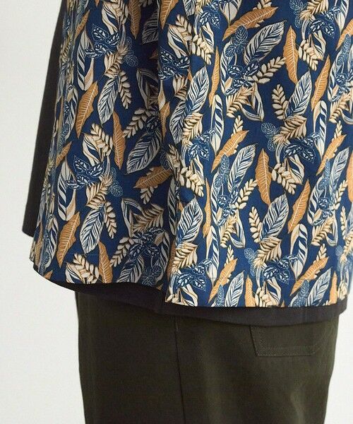 MEN'S BIGI / メンズビギ シャツ・ブラウス | リーフプリントオープンカラー半袖シャツ | 詳細15