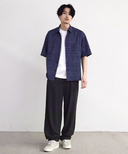 MEN'S BIGI / メンズビギ シャツ・ブラウス | デニムライクワッシャー半袖シャツ | 詳細3