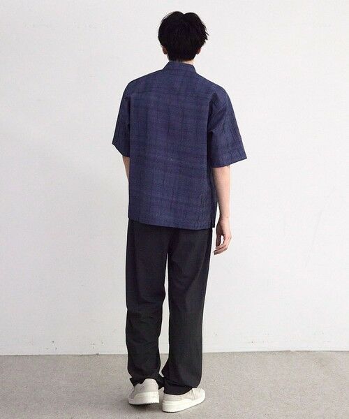 MEN'S BIGI / メンズビギ シャツ・ブラウス | デニムライクワッシャー半袖シャツ | 詳細4