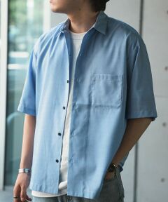 MEN'S BIGI / メンズビギ シャツ・ブラウス | ヘアラインストライプ半袖シャツ