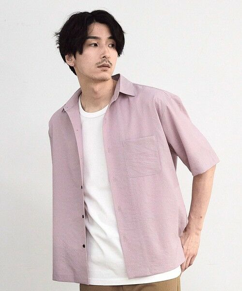 MEN'S BIGI / メンズビギ シャツ・ブラウス | ヘアラインストライプ半袖シャツ | 詳細2