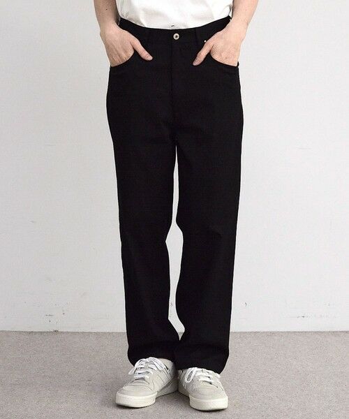 MEN'S BIGI / メンズビギ その他パンツ | ストレッチカツラギルーズストレートパンツ（ブラック）