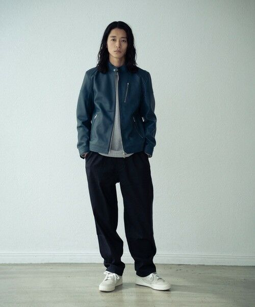 MEN'S BIGI / メンズビギ その他パンツ | ハイパーストレッチタックワイドテーパードイージーパンツ | 詳細3