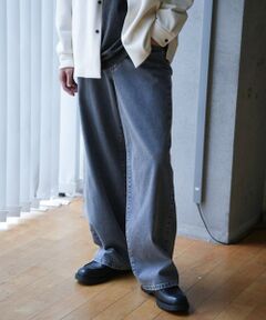 MEN'S BIGI / メンズビギ その他パンツ | ツイルバイオブリーチワイド5Pパンツ