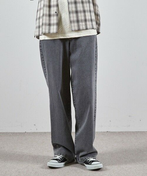 MEN'S BIGI / メンズビギ その他パンツ | ツイルバイオブリーチワイド5Pパンツ | 詳細1