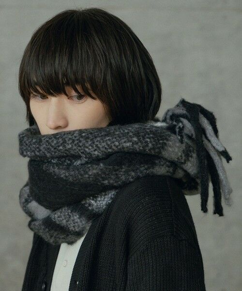 MEN'S BIGI / メンズビギ マフラー・ショール・スヌード・ストール | モヘアライクマフラー | 詳細2