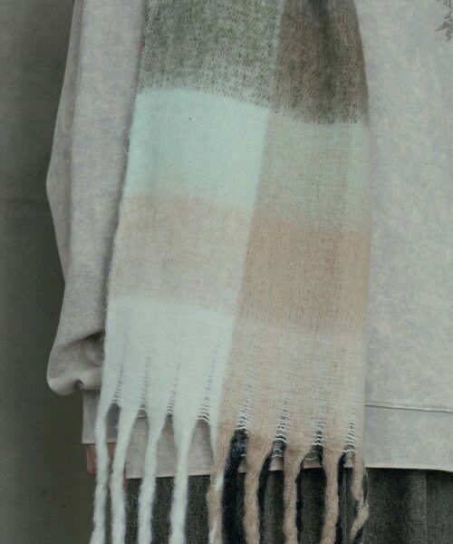 MEN'S BIGI / メンズビギ マフラー・ショール・スヌード・ストール | モヘアライクマフラー | 詳細9