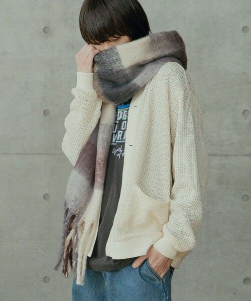 MEN'S BIGI / メンズビギ マフラー・ショール・スヌード・ストール | モヘアライクマフラー | 詳細12